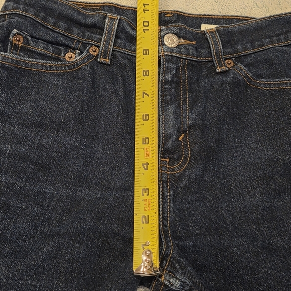 Vintage Levi's 512 Jeans Women's 6 (28x26) Dark Wash Denim Slim Fit Tapered Leg - Picture 8 of 14